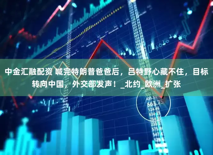 中金汇融配资 喊完特朗普爸爸后，吕特野心藏不住，目标转向中国，外交部发声！_北约_欧洲_扩张