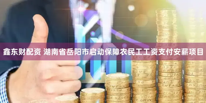 鑫东财配资 湖南省岳阳市启动保障农民工工资支付安薪项目